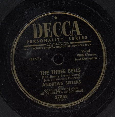 The THREE BELLS - Les trois cloches (Edith Piaf, The Browns)