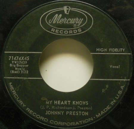 JOHNNY PRESTON