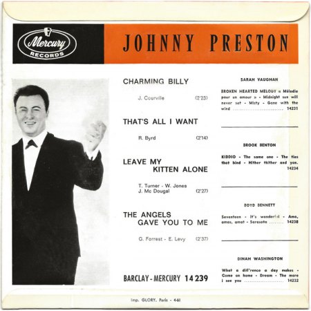 JOHNNY PRESTON