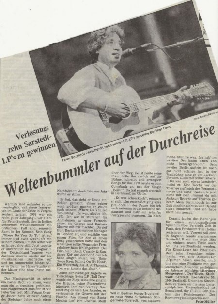 PETER SARSTEDT & seine Brüder