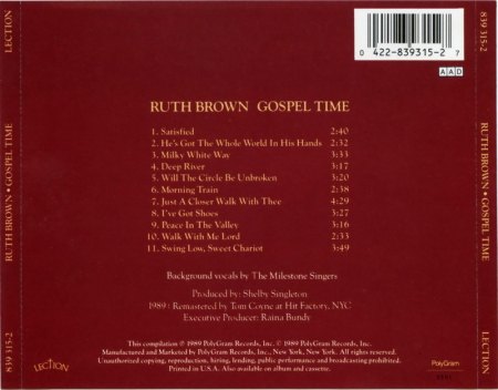 RUTH BROWN CD's