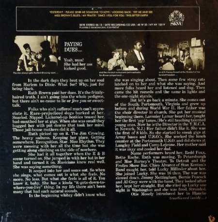 RUTH BROWN - LP (33rpm)