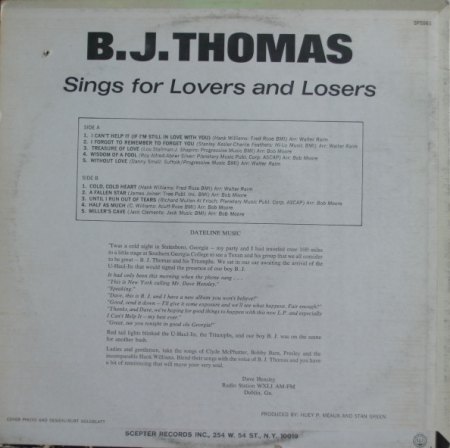 B. J. THOMAS