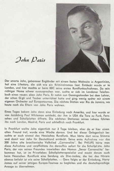 JOHN PARIS