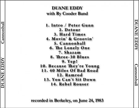 DUANE EDDY - CD's