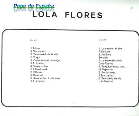 LOLA FLORES