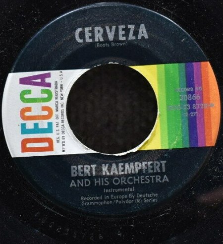 BERT KAEMPFERT - SINGLE DISCOGRAPHY