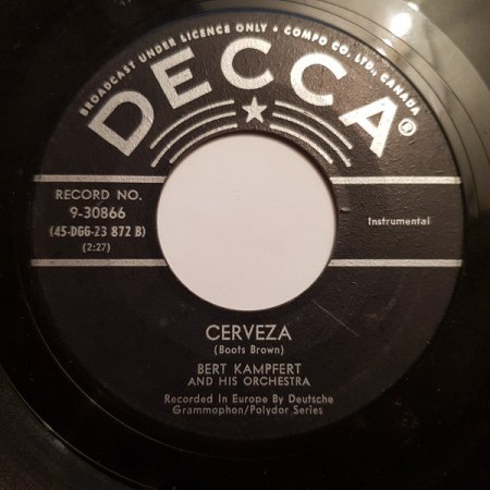 BERT KAEMPFERT - SINGLE DISCOGRAPHY