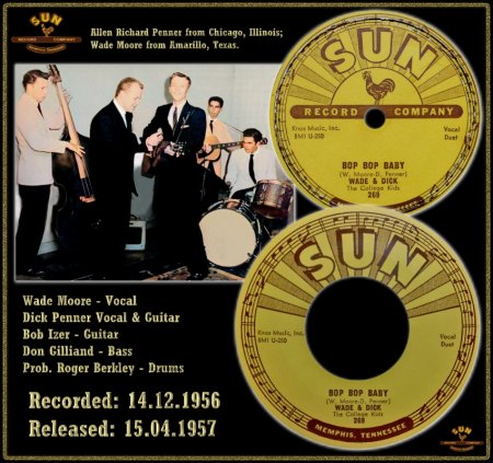 WADE & DICK (THE COLLEGE KIDS) - BOP BOP BABY