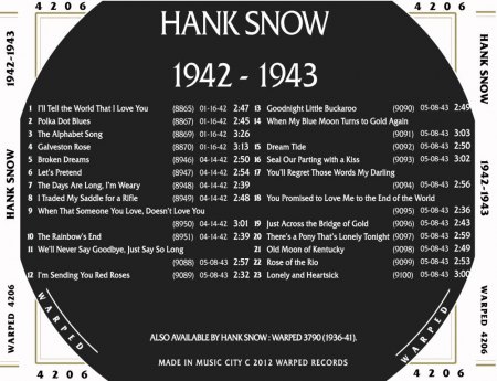 HANK SNOW