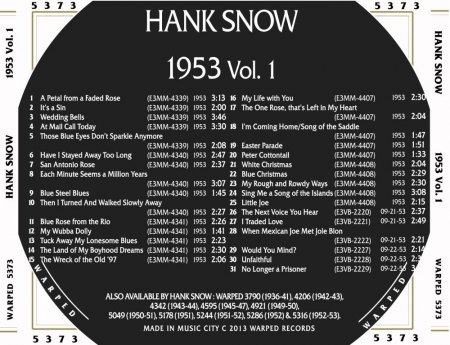 HANK SNOW