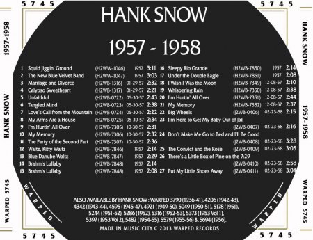 HANK SNOW