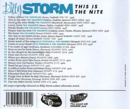 BILLY STORM & THE VALIANTS