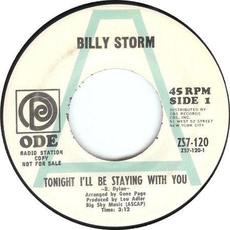 BILLY STORM & THE VALIANTS