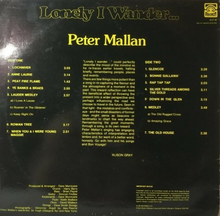 PETER MALLAN (Scotland)