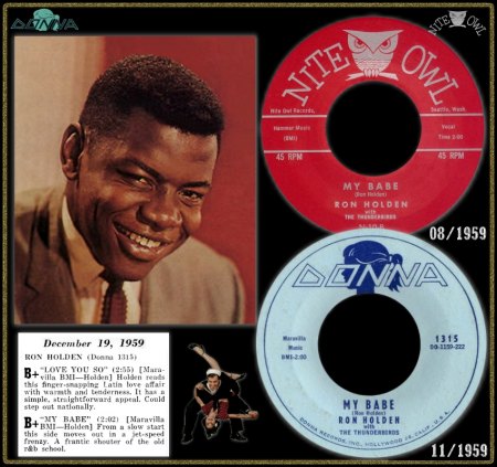 RON HOLDEN - MY BABE