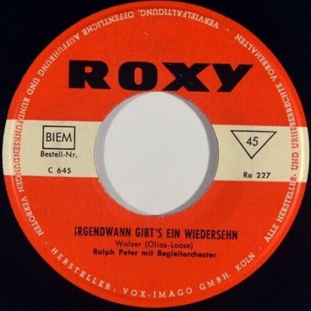 ROXY-Label - Pin Up  Bildcovers etc.