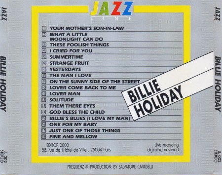BILLIE HOLIDAY