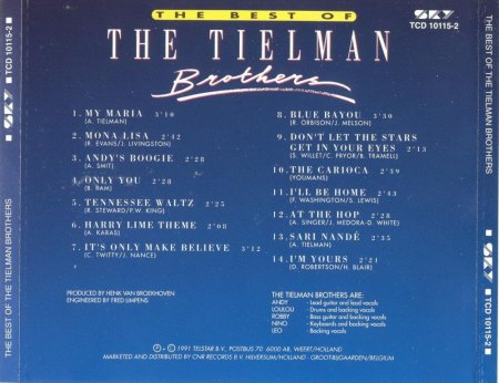 THE TIELMAN BROTHERS (Disco & Bio #27)