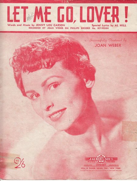 LET ME GO LOVER - Original Joan Weber