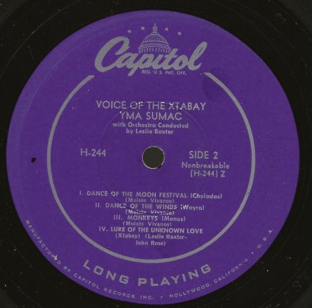 YMA SUMAC, das Stimmwunder auf Schallplatte