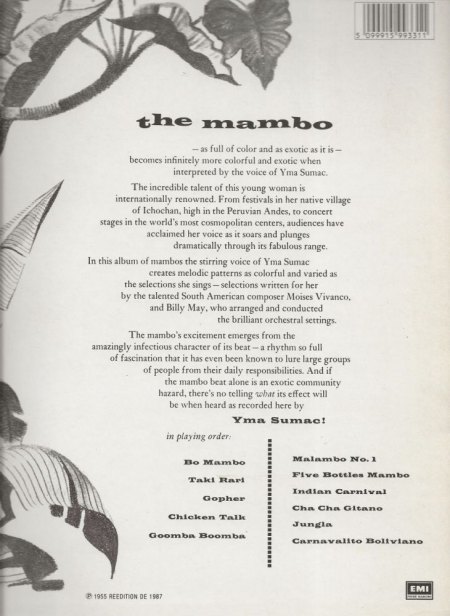 YMA SUMAC, das Stimmwunder auf Schallplatte