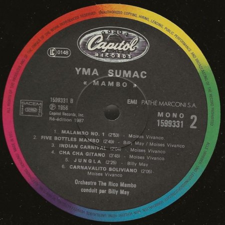 YMA SUMAC, das Stimmwunder auf Schallplatte