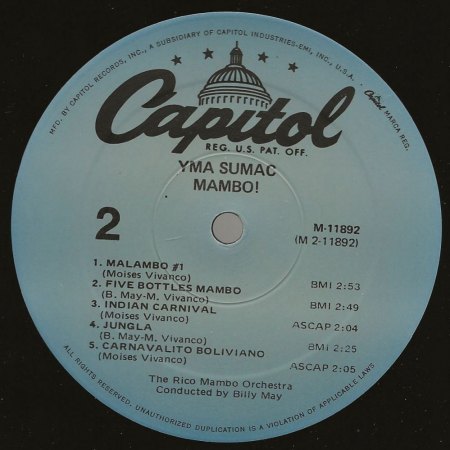 YMA SUMAC, das Stimmwunder auf Schallplatte