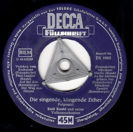 RUDI KNABL - Zither