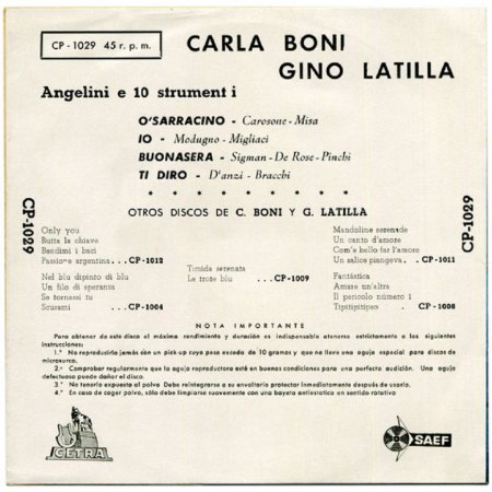 CARLA BONI