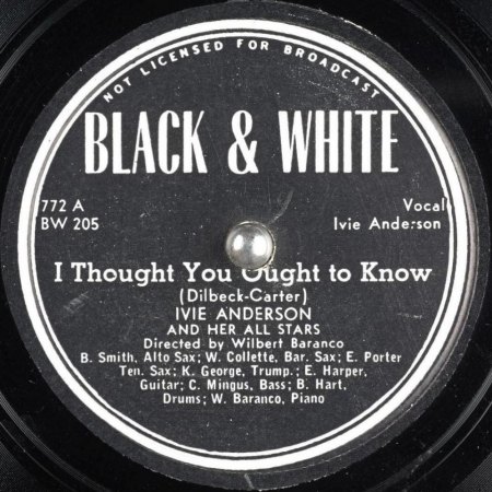 IVIE ANDERSON
