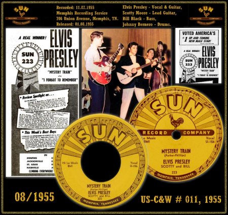 ELVIS PRESLEY - MYSTERY TRAIN [SUN MASTER]