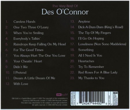 DES O'CONNOR