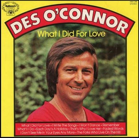 DES O'CONNOR
