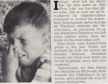 DAVID BOWIE
