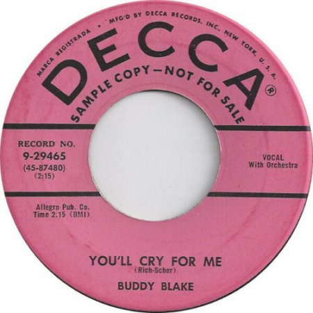 BUDDY BLAKE