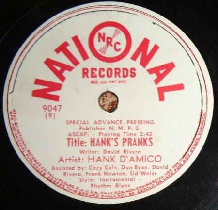 HANK D'AMICO