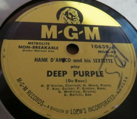HANK D'AMICO