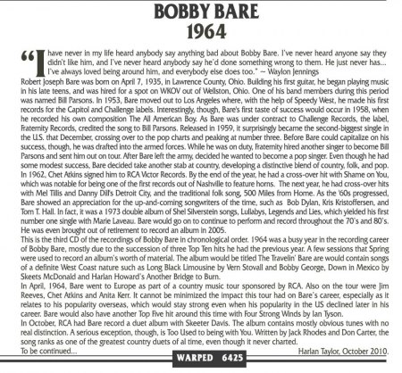 BOBBY BARE