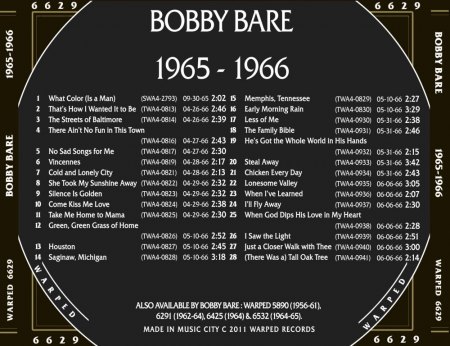 BOBBY BARE