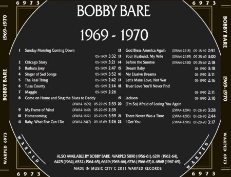BOBBY BARE