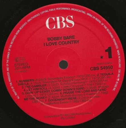 BOBBY BARE