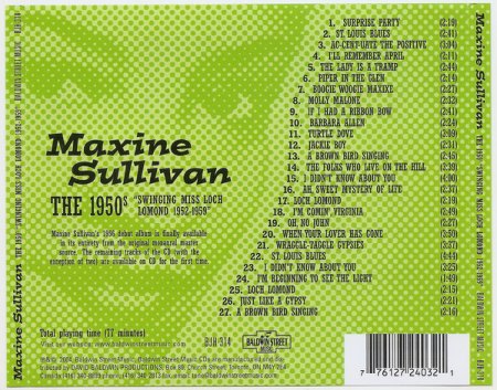 MAXINE SULLIVAN