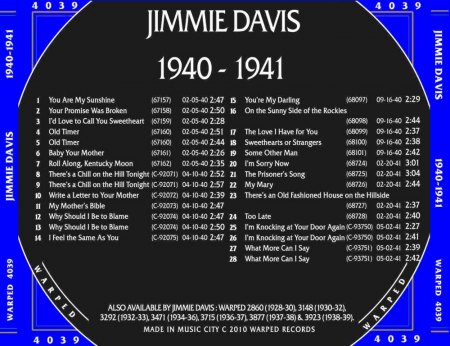 JIMMIE DAVIS