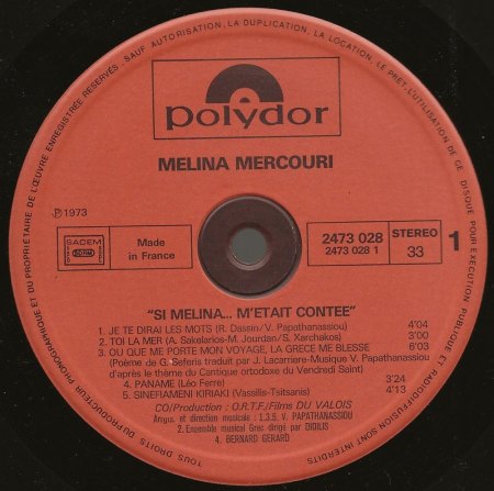 MELINA MERCOURI