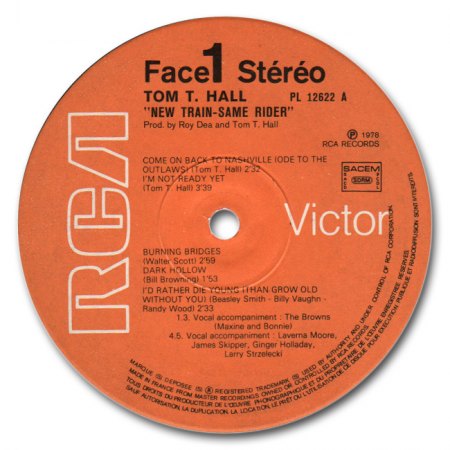 TOM T. HALL  (1936 - 2021)