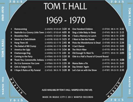 TOM T. HALL  (1936 - 2021)