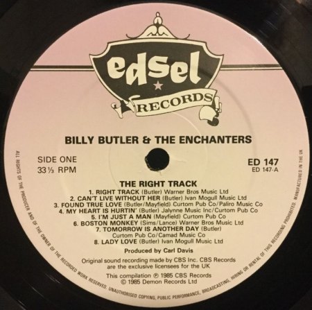 BILLY BUTLER & THE FOUR ENCHANTERS