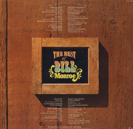 BILL MONROE