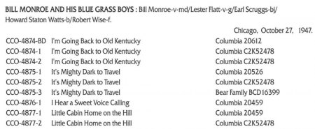BILL MONROE